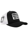 Dsquared2 Cappello Berretto Regolabile Baseball Bad Scout In Black