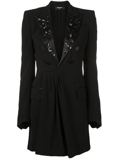 Dsquared2 Tailored Blazer Dress - Black