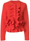 MSGM RUFFLE FITTED JACKET,2441MDG0218410012580430