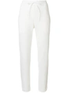 Y-3 Y-3 SLIM-FIT TRACKSUIT TROUSERS - WHITE,CY842912597449