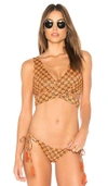 MIA MARCELLE Charlie Bikini Top,WT338BTC