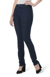 Nydj Sheri Floral Bling Stretch Slim Jeans In Rinse