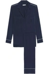 EQUIPMENT EQUIPMENT WOMAN SONNY WASHED-SILK PAJAMA SET MIDNIGHT BLUE,3074457345619749594