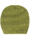 THE ELDER STATESMAN GREEN CASHMERE BEANIE,HST12561484