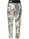 FENDI FENDI TAILORED PRINTED TROUSERS - NEUTRALS,FR6128A0RX12560532