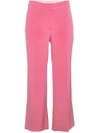 VALENTINO SILK CROPPED TROUSERS,PB3RB1H03NY12485615