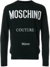 MOSCHINO COUTURE MILANO SWEATER,A091920012587910
