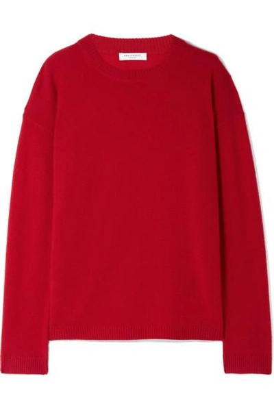 Equipment Bryce Cashmere Sweater In Red Nouveau