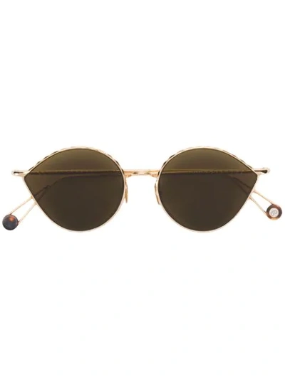Ahlem Round Tinted Sunglasses In Metallic