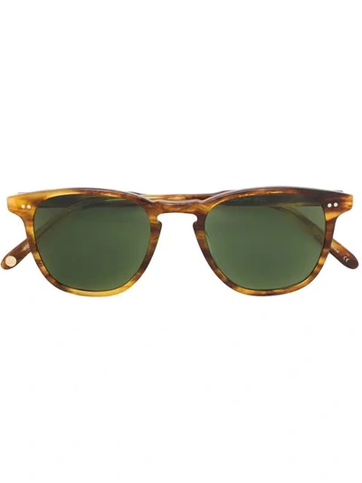 Garrett Leight Brooks 47 Sunglasses In Brown