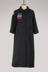 MIU MIU PRINCE OF WALES WOOL COAT,MS1471/1BMH/480