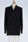 VICTORIA BECKHAM Double-breasted jacket,JK STR 5200I MAW17 NAVY BLACK