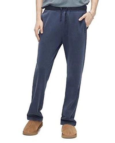 Ugg Men's Wyatt Washed-fleece Pyjama Trousers In Navy