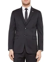 TED BAKER RAISEJ DEBONAIR PLAIN REGULAR FIT SPORT COAT,RS7MGJ60RAISEJ00-BLA