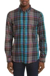 PS BY PAUL SMITH PLAID WOVEN SHIRT,PUUD-071R-642