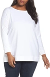 Eileen Fisher Organic Cotton Scoop-neck Top, Regular & Petite In White