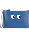 ANYA HINDMARCH EYES ZIPPED POUCH,97847712600157