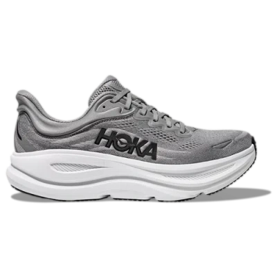 Hoka Mens  Bondi 9 In Galactic Grey/stellar Grey