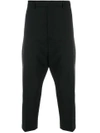 RICK OWENS drop-crotch tailored trousers,RU18S5359ZL12578233