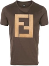 FENDI FF Logo T恤,FY0894A2BN12484146