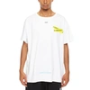 Off-white Caution Tape Short-sleeve T-shirt In White