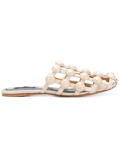 Alexander Wang Amelia穆勒鞋 In Beige