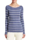 THEORY Refined Stripe Wool Sweater