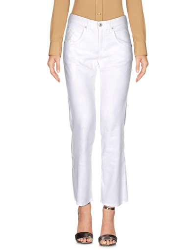 Armani Jeans Trousers In White