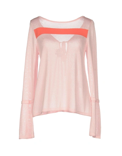 Armani Jeans Jumpers In Pink