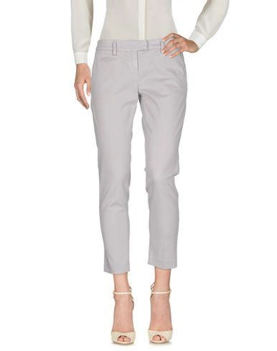 Dondup Casual Trousers In Light Grey