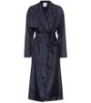 AGNONA SILK TRENCH COAT,P00290009