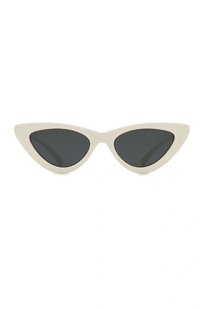 Le Specs Adam Selman The Last Lolita Cat-eye Acetate Sunglasses In Red/silver