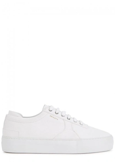 Axel Arigato Clean 90 White Sneakers With Printed Logo In Leather Woman