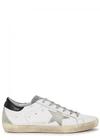 GOLDEN GOOSE SUPERSTAR DISTRESSED LEATHER TRAINERS
