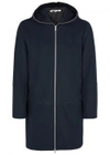 MCQ BY ALEXANDER MCQUEEN NAVY HOODED JACKET