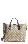 GUCCI BEE GG SUPREME SMALL CANVAS TOTE,4738879IKIG