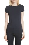 Majestic Short-sleeve Crewneck Tee In Marine