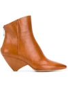 MAISON MARGIELA geometric-heel pointed boots,S58WU0181SY110812584906