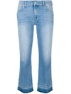 7 FOR ALL MANKIND 7 FOR ALL MANKIND FLARED CROPPED JEANS - BLUE,SYRU800WR12578993