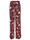 Diane Von Furstenberg High-waisted Palazzo Trousers In Red