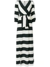 ALICE AND OLIVIA striped tie waist maxi dress,CC711P0750112596453