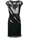 OLVI S SHEER PANEL DRESS,1514SW12584549