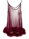 GILDA & PEARL 半透明直筒睡裙,009812592082