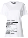 HOUSE OF HOLLAND HOUSE OF HOLLAND TEXT PRINT T-SHIRT - WHITE,T817W010412565241