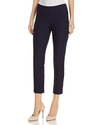 Eileen Fisher Stretch Crepe Slim Ankle Pants In Midnight