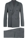 DSQUARED2 DSQUARED2 NAPOLI DOUBLE BREASTED SUIT - GREY,S74FT0316S4032012465415