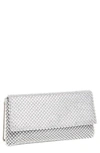 NINA BEADED MESH CLUTCH - METALLIC,KEIKO-K