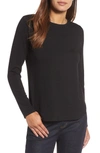EILEEN FISHER CREWNECK TOP,F7VF-T2479P