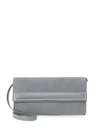 HALSTON HERITAGE Small Suede Clutch,0400097003226