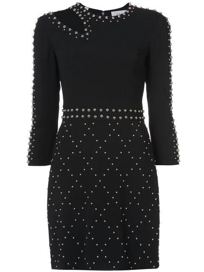 A.l.c Studded Fitted Dress In Black